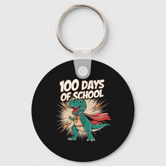 100 dagen leraar Dido Hero 100ste dag Sleutelhanger (Voorkant)