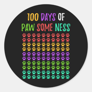 100 dagen lerarenstudent 45 ronde sticker