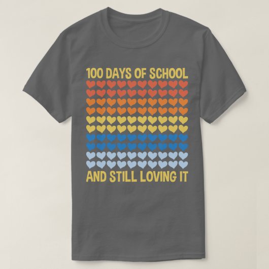 100 dagen lerarenstudent t-shirt (Design voorkant)