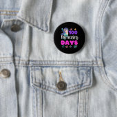 100 dagen lesgeven studenten Gi Ronde Button 5,7 Cm (In situ)