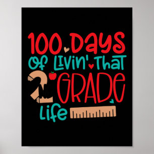 100 dagen leven die tweede klas 100 dagen. poster