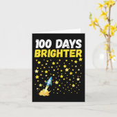 100 dagen lichter, 100e dag van de Rocket van de s Kaart (Gele Bloem)