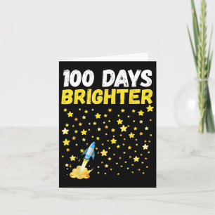 100 dagen lichter, 100e dag van de Rocket van de s Kaart