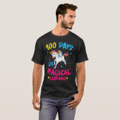 100 dagen Magical Learning School Unicorn Teache T-shirt (Voorkant volledig)