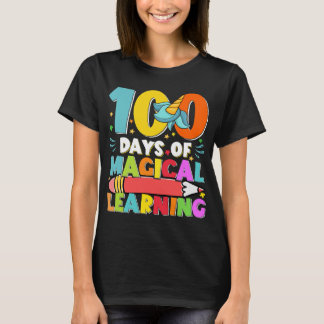 100 dagen magisch leren 100 dagen 100 dagen t-shirt