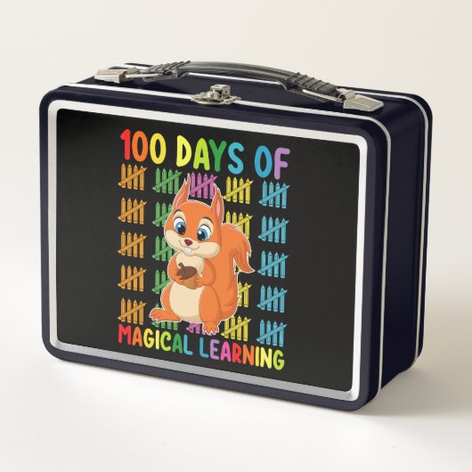100 dagen magisch leren eekhoorn school (Voorkant)