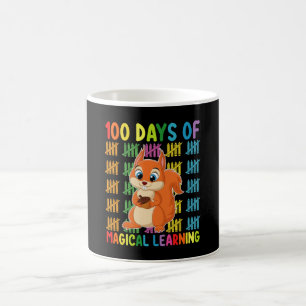 100 dagen magisch leren eekhoorn school koffiemok