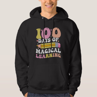 100 dagen magisch leren leuke school hoodie