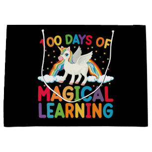 100 dagen magisch leren school eenhoorn meisjes  groot cadeauzakje
