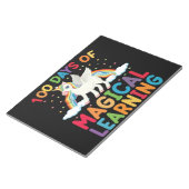 100 dagen magisch leren school eenhoorn meisjes  notitieblok (Schuin)