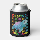 100 dagen magisch leren Turtle School Blikjeskoeler (Blikje Voorkant)