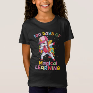 100 dagen Magisch leren van school Unicorn T-shirt