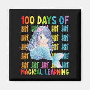 100 dagen magisch leren Zeemeermin school Magneet