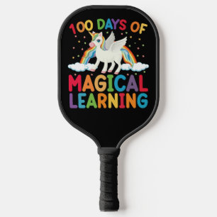 100 Dagen Magische Leer School Eenhoorn Meisjes Pickleball Paddle