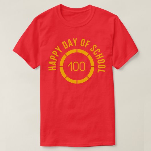 100 dagen magische leerschool t-shirt (Design voorkant)