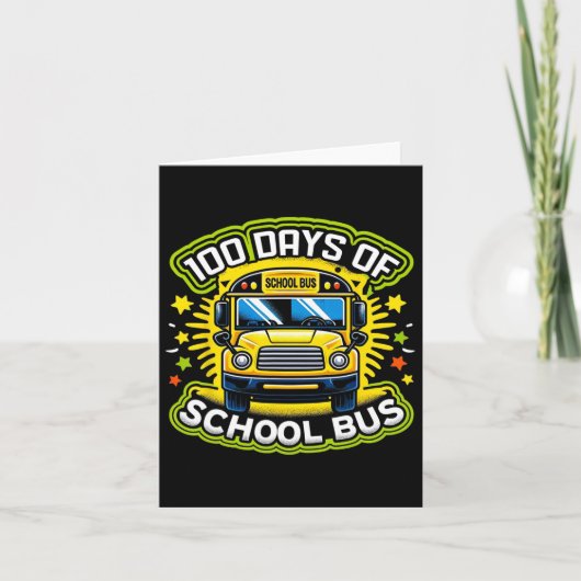 100 dagen met de schoolbus 1 kaart (Voorkant)
