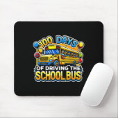 100 dagen met de schoolbus 3 muismat (Met muis)