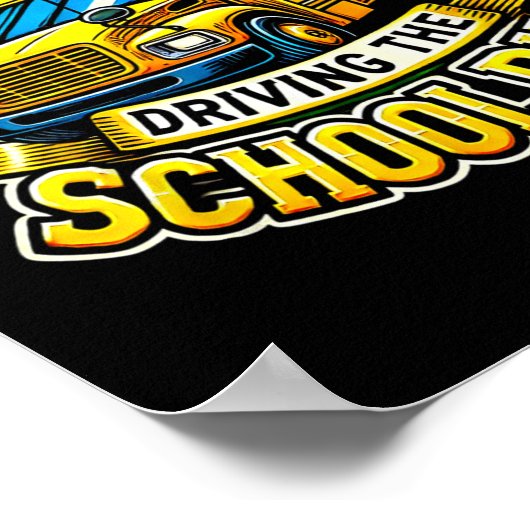 100 dagen met de schoolbus poster (Hoek)