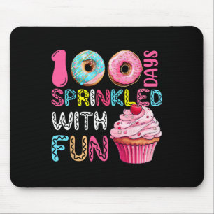 100 dagen met feestelijke Cupcake 100ste dag van S Muismat