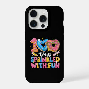 100 dagen met leuke donut versiering iPhone 15 pro case