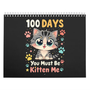 100 dagen moet je Kitten Me Cat 100 dagen School z Kalender