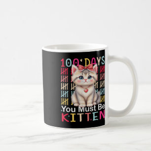 100 dagen moet je kitten meisje 100ste dag van sch koffiemok