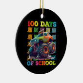 100 Dagen Monstertruck Leraar Student Keramisch Ornament (Rechts)