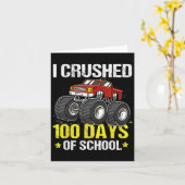 100 dagen Monstertruck voor kinderen Jongens Kaart (Gele Bloem)