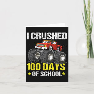 100 dagen Monstertruck voor kinderen Jongens Kaart