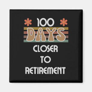 100 dagen na pensionering 100ste schooldag magneet