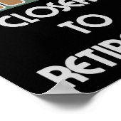100 dagen na pensionering 100ste schooldag poster (Hoek)