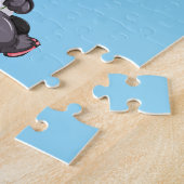 100 dagen naar school met wilde dieren legpuzzel (Zijkant)