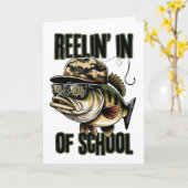 100 dagen naar school vissen kaart (Gele Bloem)
