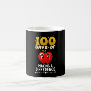 100 dagen om een verschil te maken Apple Koffiemok