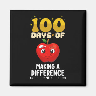 100 dagen om een verschil te maken Apple Magneet