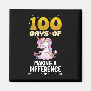 100 dagen om een verschil te maken Eenhoorn School Magneet
