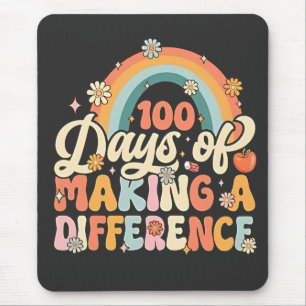 100 dagen om het verschil te maken Regenboogonderw Muismat