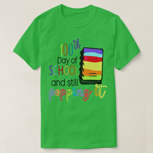 100 dagen op 100 scholen die nog steeds schimmels t-shirt (Design voorkant)