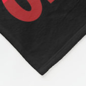 100 dagen op school, 100e schooldag fleece deken (Hoek)