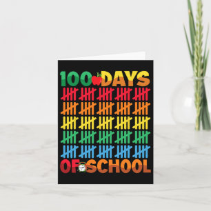 100 dagen op school, 100e schooldag kaart