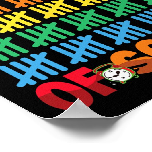 100 dagen op school, 100e schooldag poster (Hoek)