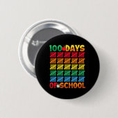 100 dagen op school, 100e schooldag ronde button 5,7 cm (Voorkant /achterkant)