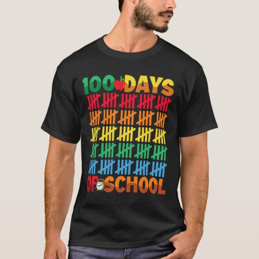 100 dagen op school, 100e schooldag t-shirt (Voorkant)