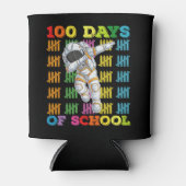 100 Dagen Op School Astronaut Leraar Blikjeskoeler (Voorkant)