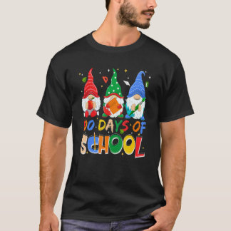 100 Dagen Op School Grappige Gnome Virtueel Leren  T-shirt