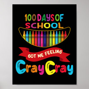 100 dagen op school kreeg ik een kraakkraak 1 poster