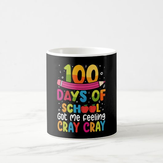 100 dagen op school kreeg ik het gevoel Cray Cray  Koffiemok (Center)