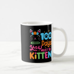 100 dagen op school moet je Kitten Me Cat Lover zi Koffiemok