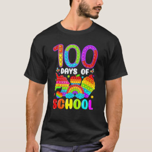 100 Dagen Op School Pop Het Onderwijzend Personeel T-shirt
