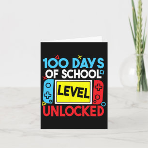 100 dagen op schoolniveau ontgrendeld gamen 100e d kaart